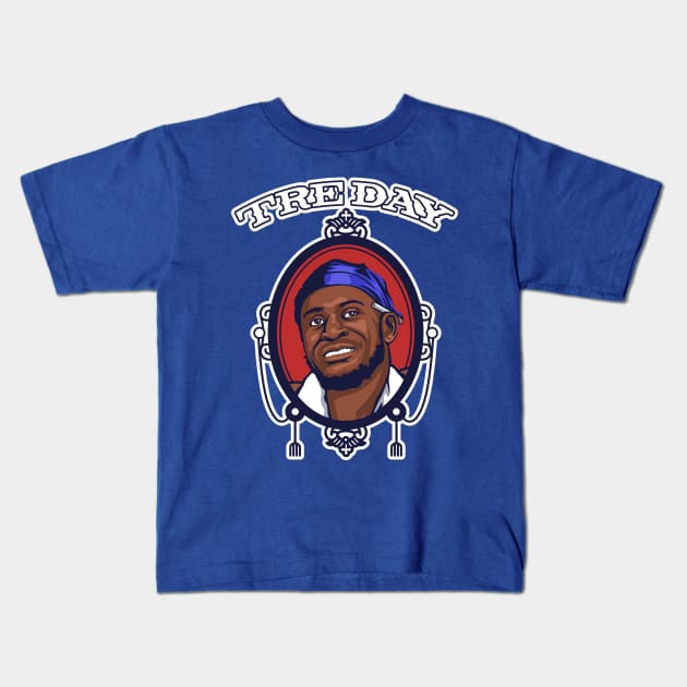 Tre Day Buffalo Tre'Davious White Kids T-Shirt by Carl Cordes